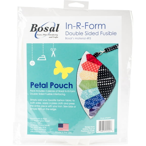 Bosal In-R-Form Double-Sided Fusible Interfacing-Petal Pouch 2/Pkg
