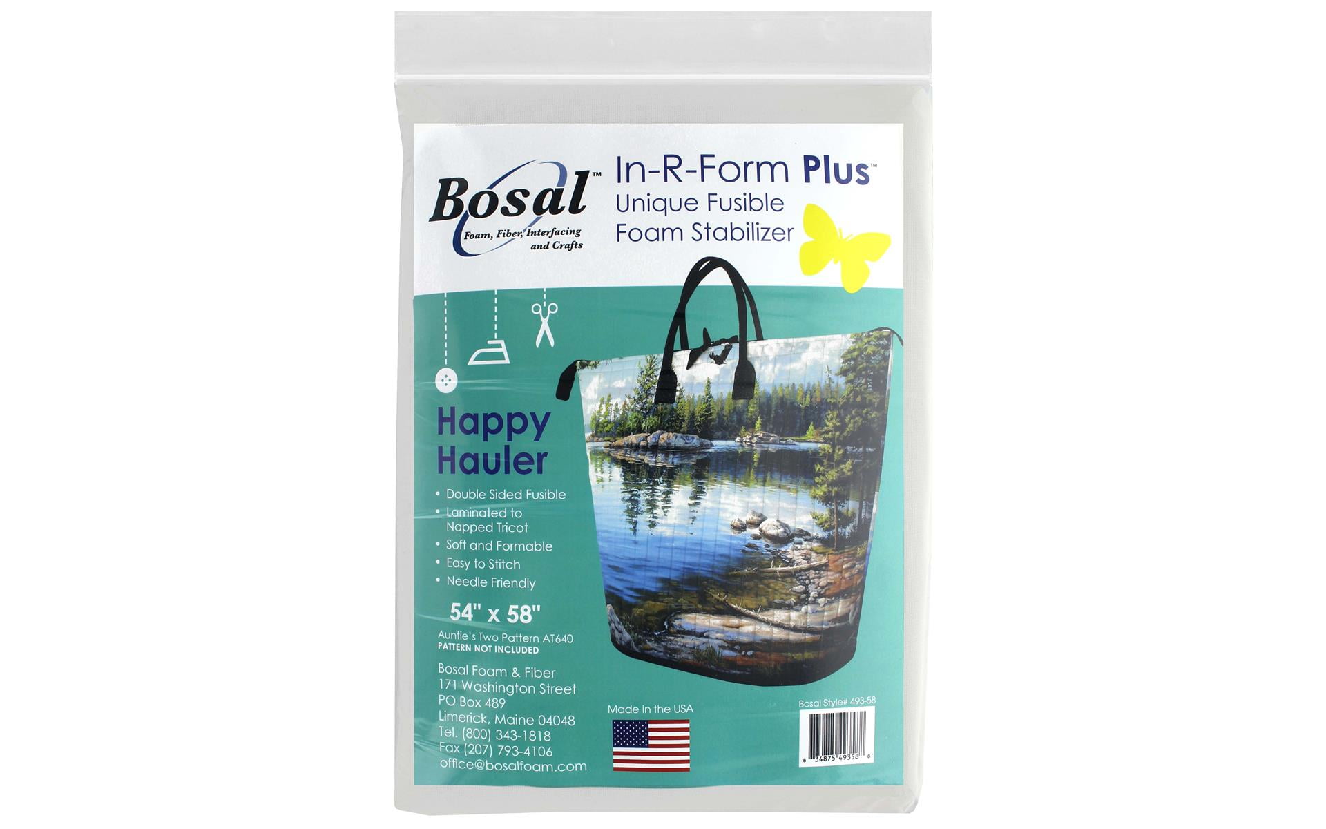 Bosal in-R-Form Plus Unique Fusible Foam Stabilizer, White Each (Pack of 2)