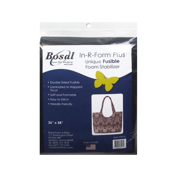 Bosal In R Form Plus Fusible Dbl Sided 36x58" Blk