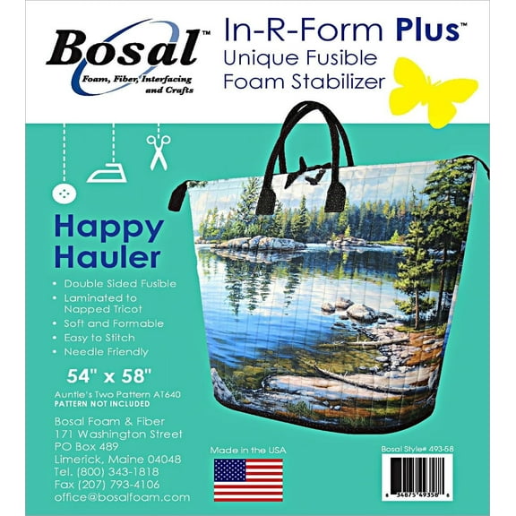 Double-Sided Fusible Stabilizer for Happy Hauler Bag Pattern