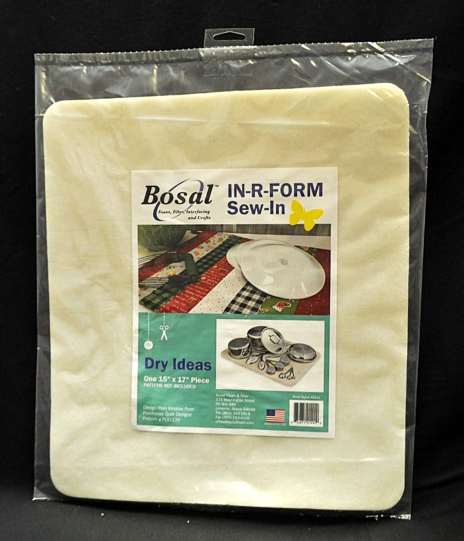 Bosal InRForm Sew In, Dry Ideas Drying Mat (49201)
