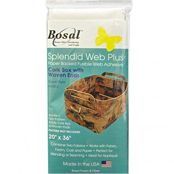 Bosal Splendid Web Plus, Paper Backed Fusible Web Adhesive
