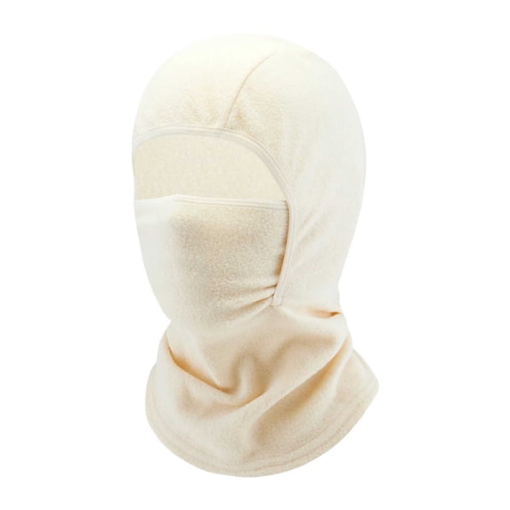 Bosanter Kids Winter Hats Balaclava Ski Mask Windproof Warm Adjustable with Fleece Lining Hat for Boys Girls 3-6 Years, White