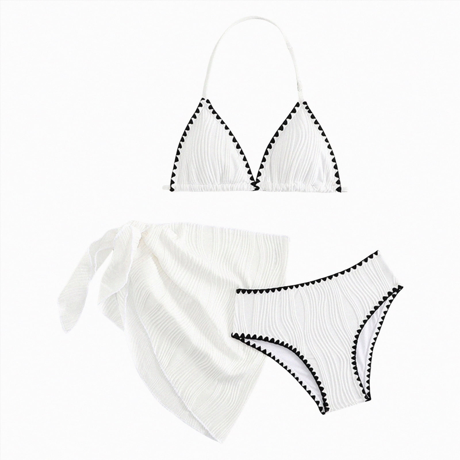 Bosanter Swimsuit For Girls 3 Piece Tankini Bathing Suit Set Solid — free download