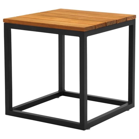 Bosca 19 x 18 x 18 in. Aluminum Square End Table