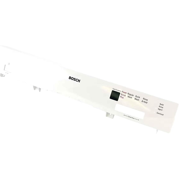 Bosch 00475224 Genuine OEM Control Panel (White) for Bosch Dishwashers