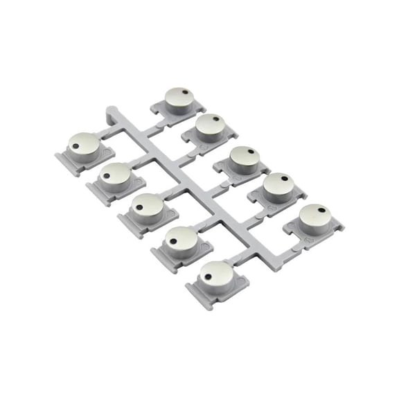 Bosch 00649313 Dishwasher Control Panel Push Button Set - Silver