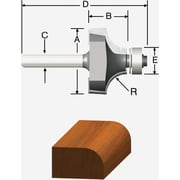Vermont American Carbide Tip 1/16 In. Roundover Bit 23129