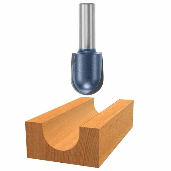 Bosch 1/2In X 1In Carbide Tipped Extended Round Nose Bit