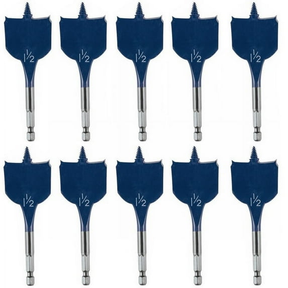 Bosch 10 Pack of 1-1/2 In. x 4 In. Daredevil Spade Bits - DSBS1021B-10PK