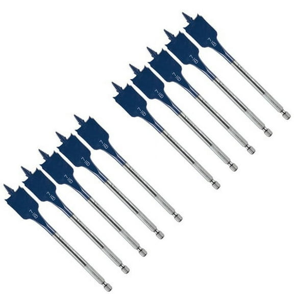 Bosch 10 Pack of 7/8 In. x 6 In. Daredevil Spade Bits - DSB1011B-10PK