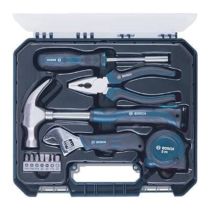 BOSCH 12122158252 12本セット Bosch 12 Pieces Hand Tool Kit