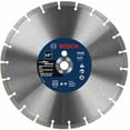thumbnail image 1 of Bosch 12 Inch Standard Segmented Rim Diamond Blade For Fast Cuts In Asphalt, Green Concrete, And Soft Block, 1 of 2
