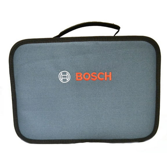 Bosch 12in x 9in x 3in Contractors Tool Tote Carrying Zippered Bag with Handle
