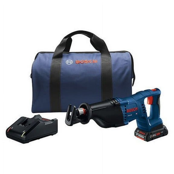 BOSCH CRS180-B15 D-Handle 1-1/8 In Reciprocating Saw Kit with (1) CORE18V 4.0