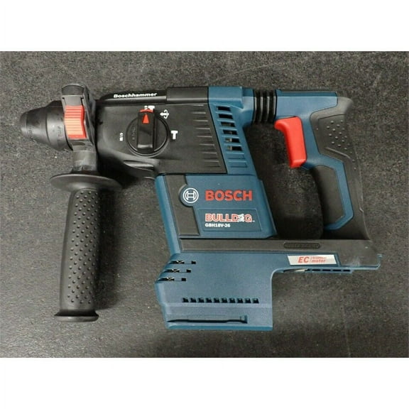 Bosch GBH18V-26DK15-RT 18V EC Brushless Lithium-Ion SDS-Plus Bulldog 1 in. Cordless Rotary Hammer Kit (4 Ah)