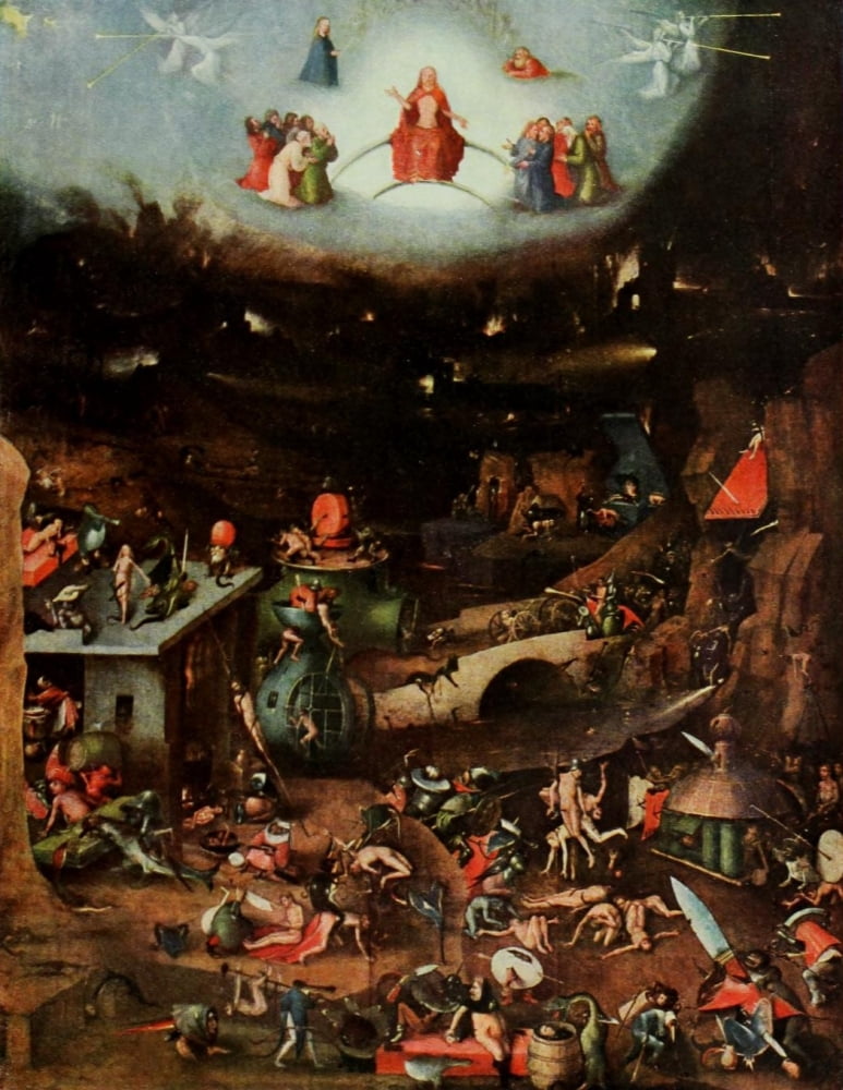 Bosch 1922 Judgement Day Canvas Art - Hieronymous Bosch (24 x 36)