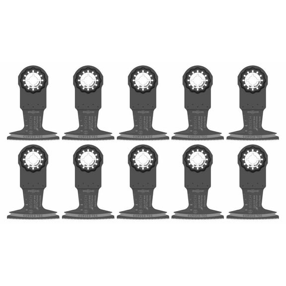 Bosch 2-1/2 Inch Starlock Oscillating Multi Tool Bi-Metal Plunge Cut Blade 10 Pk.