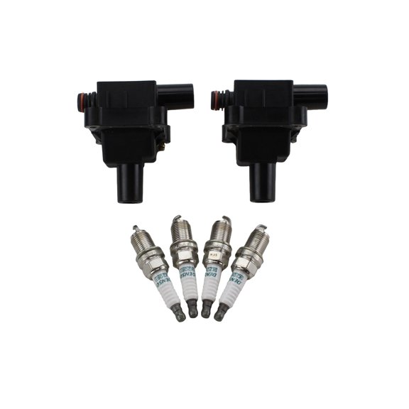 Bosch 2 Ignition Coil Denso 4 Iridium LongLife Spark Plug Kit For R170 SLK230 L4