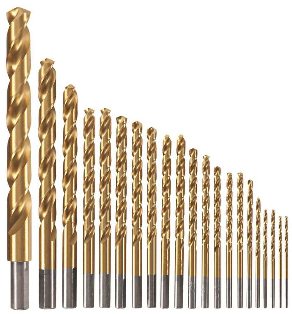 Bosch 21 Pc. Titanium-Coated Metal Drill Bit Set