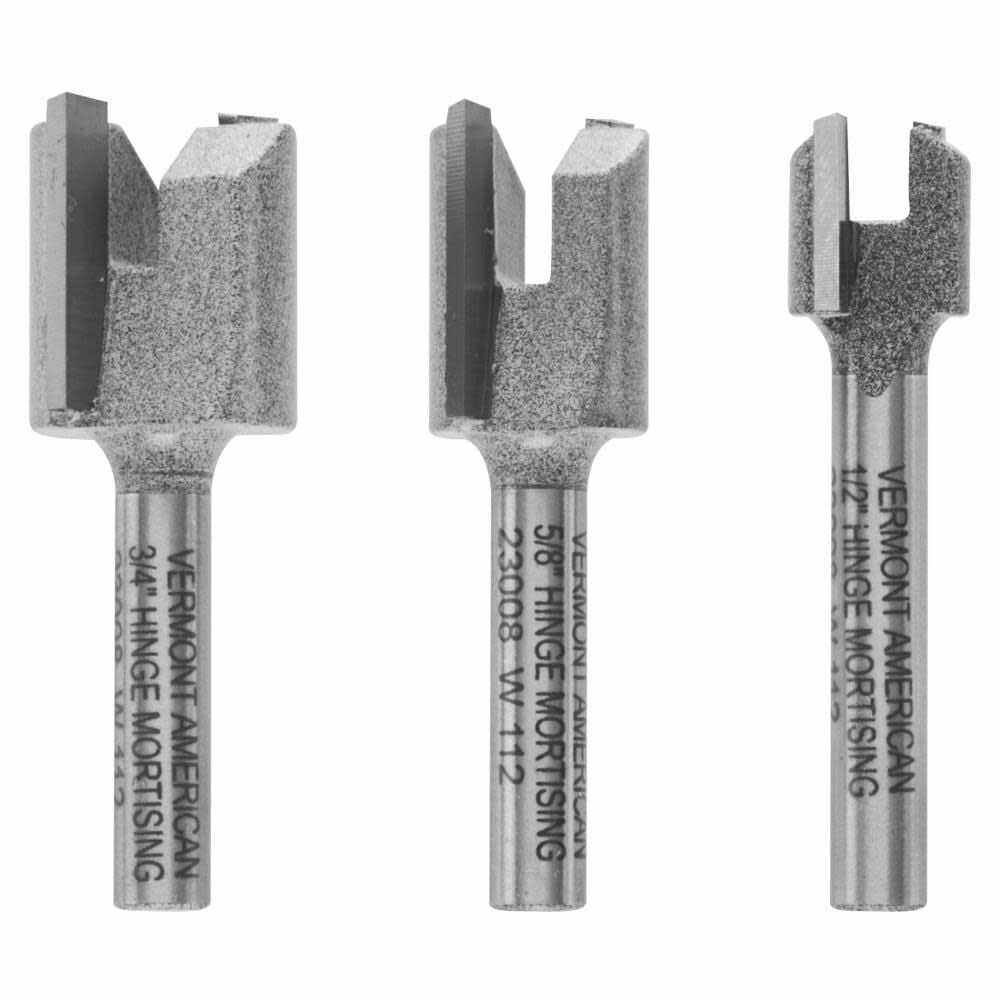 Bosch-23008B 1/2 In., 5/8 In. , 3/4 In. Mortising Bits