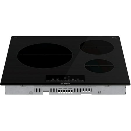 Bosch - 500 Series 24" Built-In Electric Induction Cooktop with 3 elements - Black