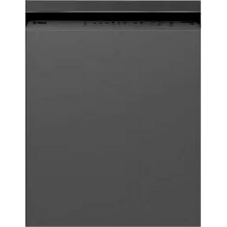 Bosch - 300 Series 24" Front Control Smart Built-In Stainless Steel Tub Dishwasher with 3rd Rack, 46dBA - Black