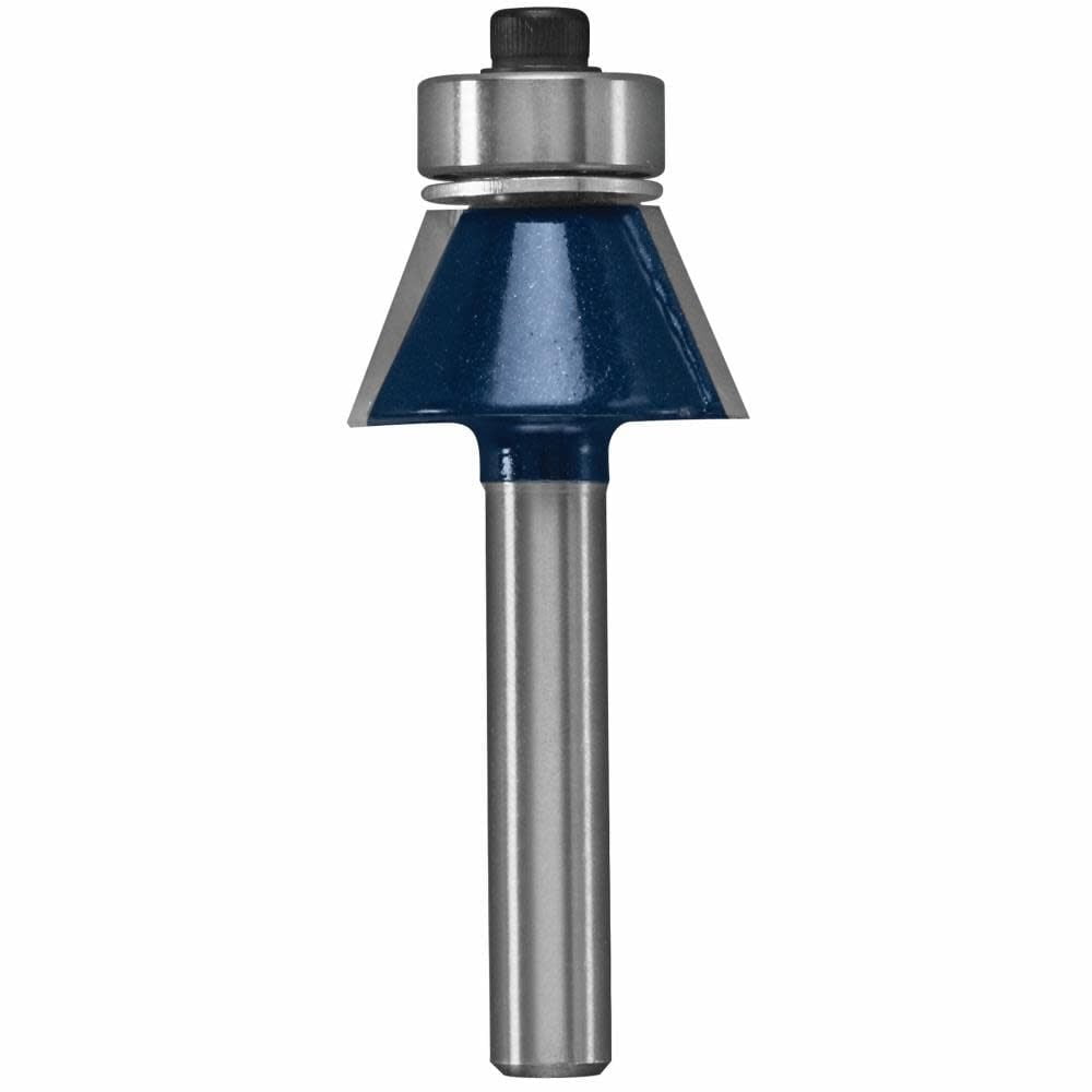 Bosch 25 Degree X 7/16 Inch Carbide-Tipped 2-Flute Bevel Trim Bit