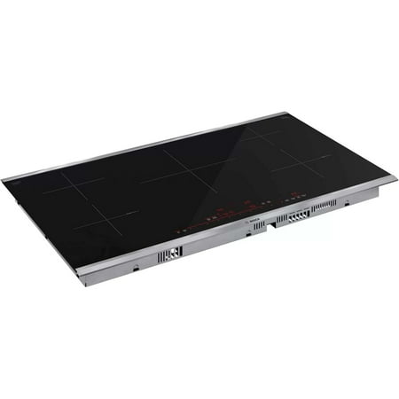Bosch - 800 Series 36" Built-In Electric Induction Cooktop with 5 elements and Wifi - Black
