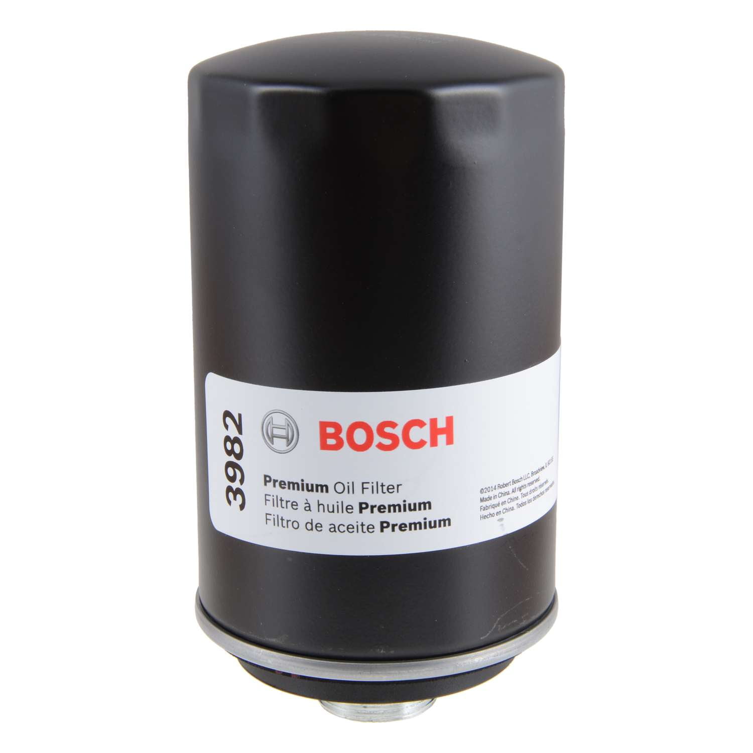 Bosch 3982 Premium Oil Filter Fits select: 2009-2017 VOLKSWAGEN TIGUAN, 2011-2017 AUDI Q5