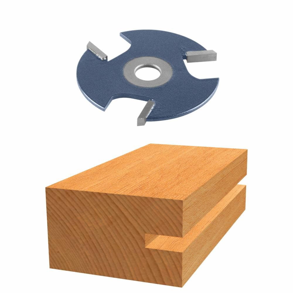 Bosch 5/32In Carbide Tipped 3 Wing Slotting Cutter Bit