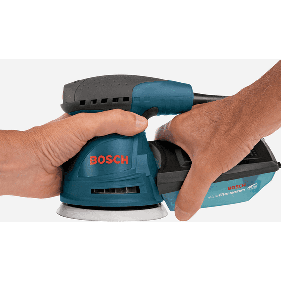 Bosch 5 In. Random Orbit Sander/Polisher Kit - Single Pack Professional & DIY Use, Standard Battery Platform