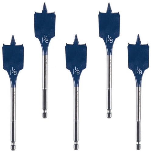 Bosch 5 Pack of 1-1/8 In. x 6 In. Daredevil Spade Bits - DSB1015B-5PK