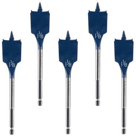 Bosch 5 Pack of 1-1/8 In. x 6 In. Daredevil Spade Bits - DSB1015B-5PK