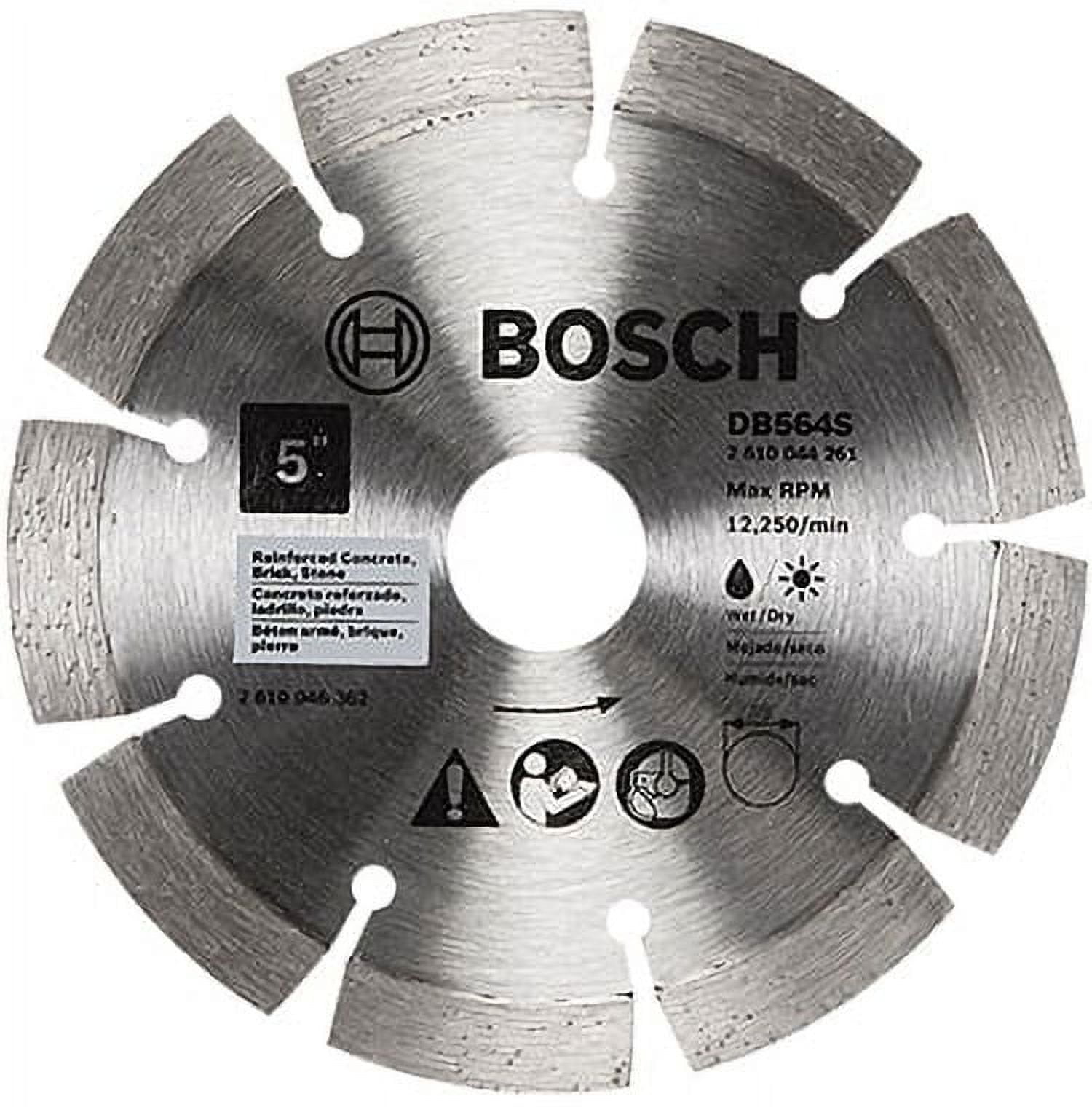 Bosch 5 Inch Standard Segmented Rim Diamond Blade For Hard Materials