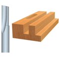 thumbnail image 1 of Bosch 7/16 Inch X 1 Inch Carbide Tipped 2-Flute Straight Bit, 1 of 2