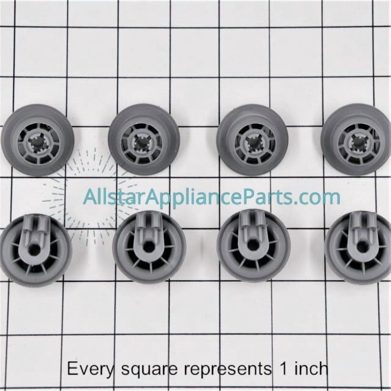 Bosch 8-Pack Dishwasher Lower Rack Wheel 00165314