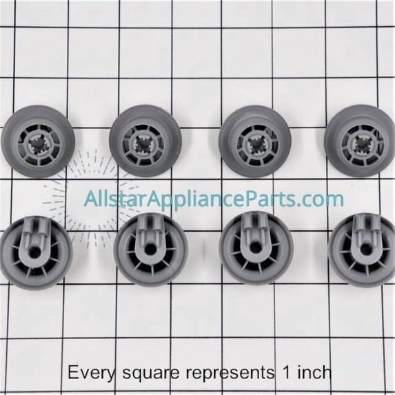 Bosch 8-Pack Dishwasher Lower Rack Wheel 00165314