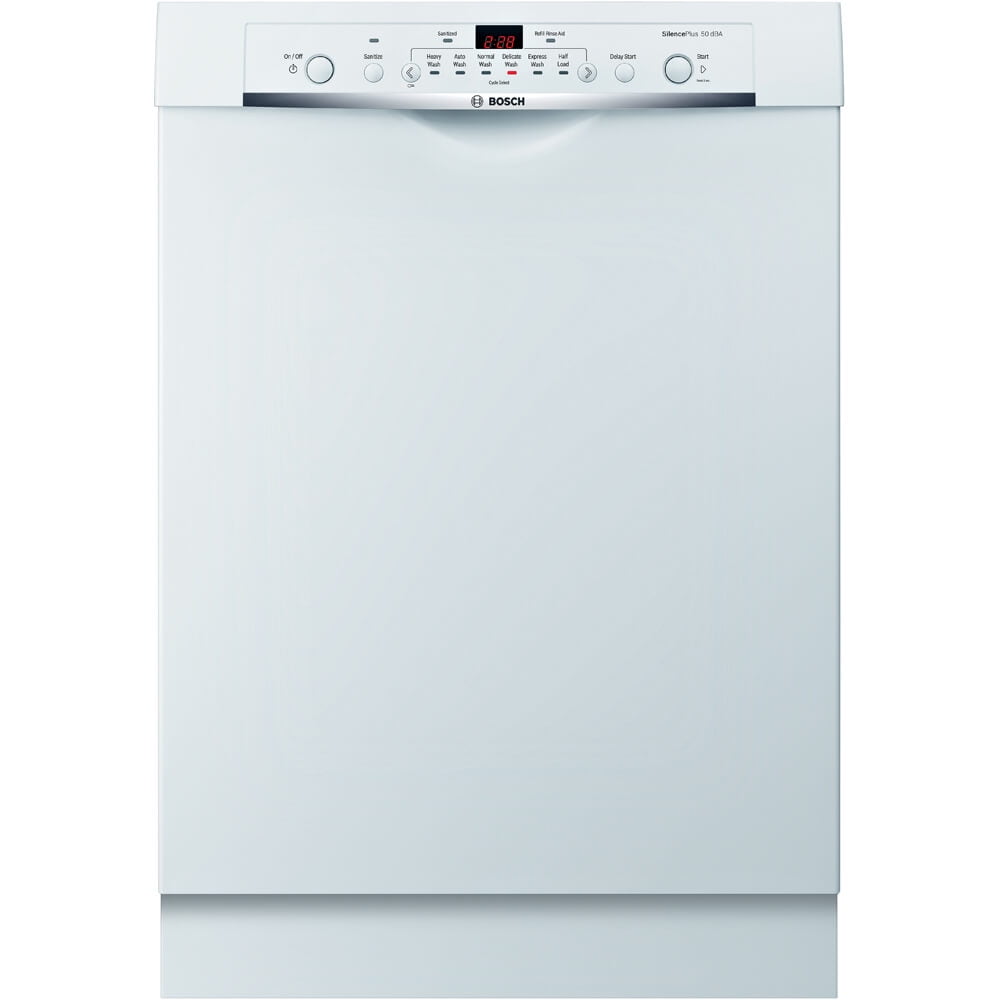 Bosch Ascenta SHE3AR72UC - Dishwasher - built-in - Niche - width: 24 in - depth: 24 in - height: 33.9 in - white
