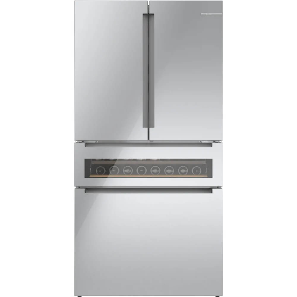 Bosch B36CL81ENG 20.5 Cu. Ft. Stainless Steel Counter-Depth 4-Door Smart Refrigerator - image 1 of 6