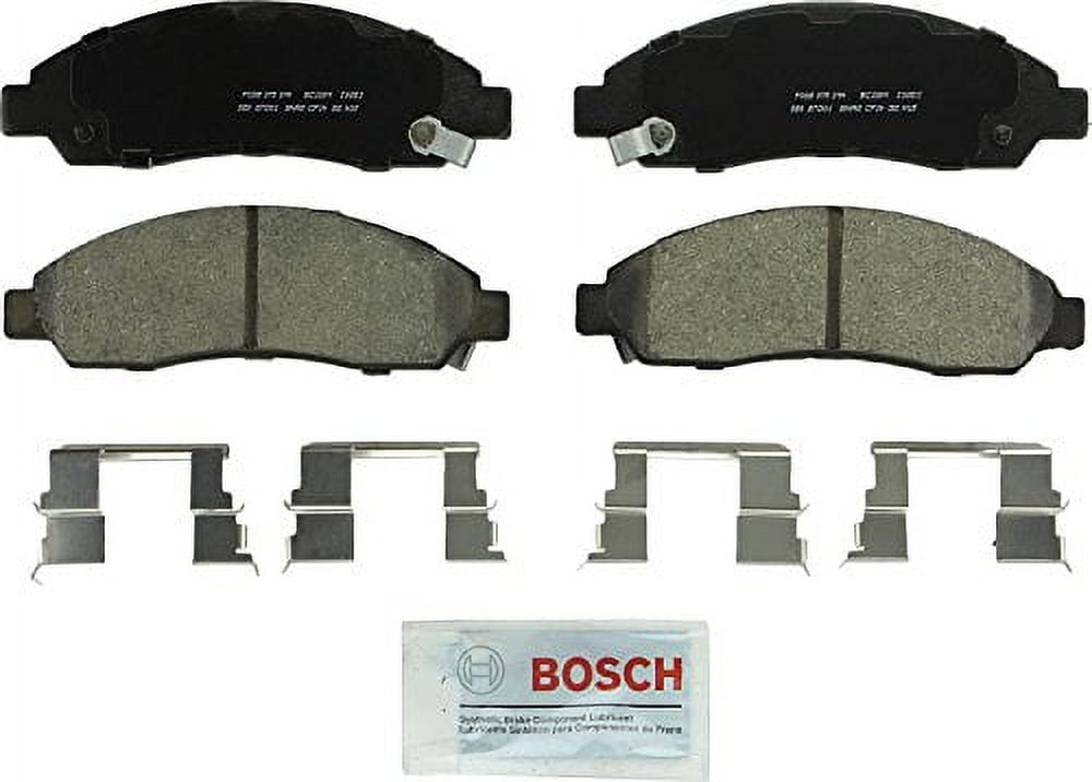 Bosch BC1039 QuietCast Premium Ceramic Disc Brake Pad Set For Chevrolet: 2004-2008 Colorado; GMC: 2004-2008 Canyon; Isuzu: 2006 i-280, 2007-2008 i-290, 2006 i-350, 2007-2008 i-370; Front