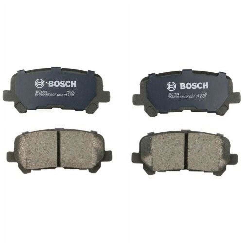 Bosch BC1510 QuietCast Premium Ceramic Disc Brake Pad Set For Infiniti: 2011-2013 QX56, 2014-2017 QX80; Nissan: 2017 Armada; Rear