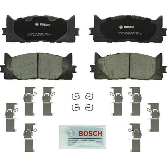Bosch BC1293 QuietCast Premium Ceramic Disc Brake Pad Set For: Lexus ES300h, ES350; Toyota Avalon, Camry, Front