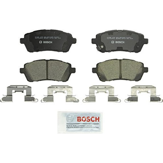 Bosch BC1454 QuietCast Premium Ceramic Disc Brake Pad Set For 2011-2017 Ford Fiesta; Front
