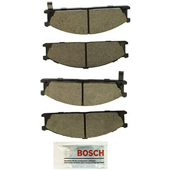 Bosch BC333 QuietCast Premium Ceramic Disc Brake Pad Set For Nissan: 1986-1994 D21, 1998-2004 Frontier, 1987-1995 Pathfinder, 1995-1997 Pickup, 1987-1988 Van; Subaru: 1992-1995 SVX; Front
