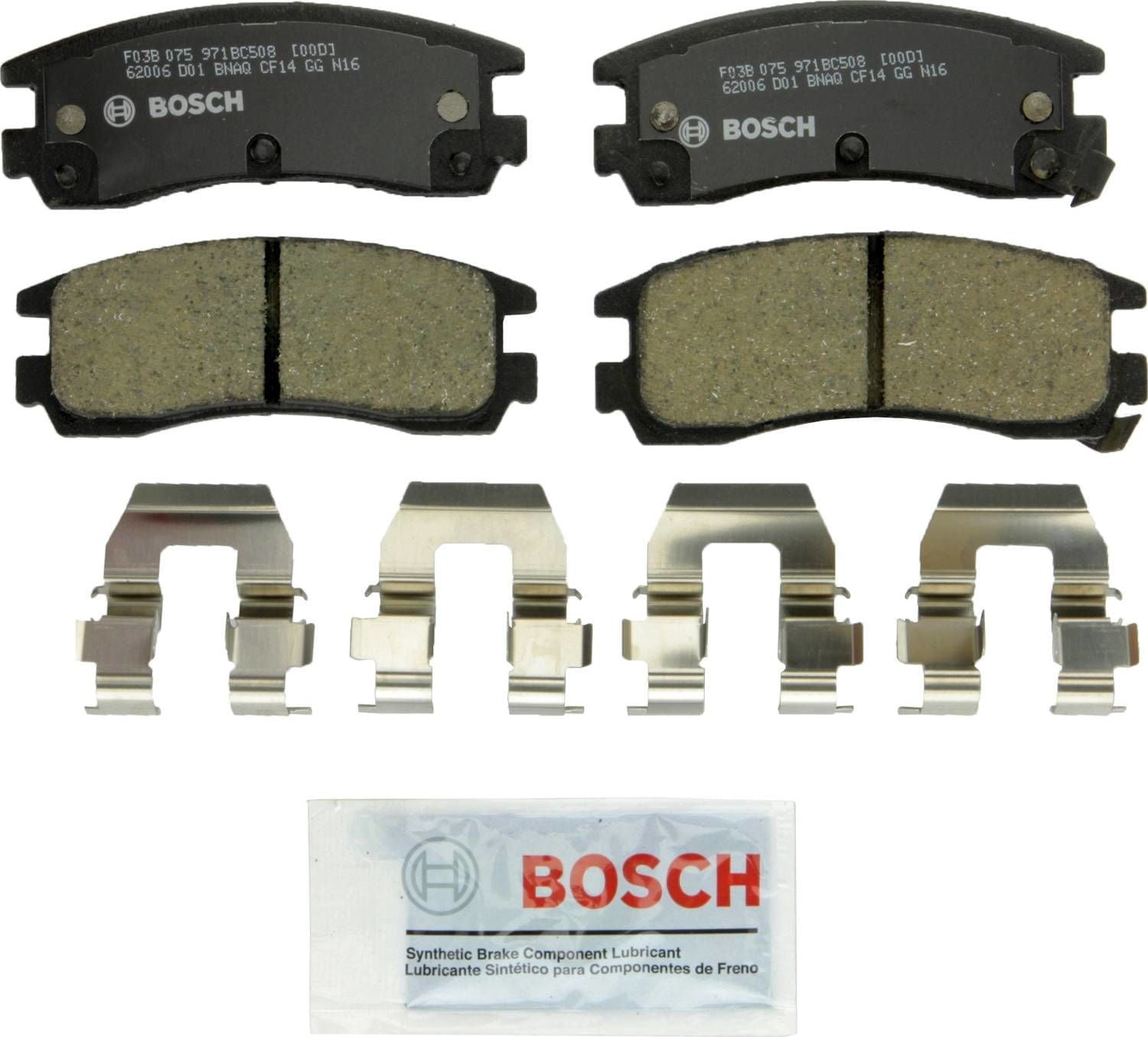 Bosch BC508 Bosch QuietCast Brake Pad Ceramic Brake Pads