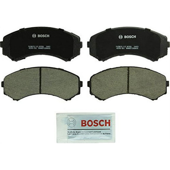 Bosch BC550 QuietCast Premium Ceramic Disc Brake Pad Set For Select Honda Passport; Isuzu Axiom, Rodeo, Rodeo Sport; Mazda MPV; Mitsubishi Endeavor, Montero; Front