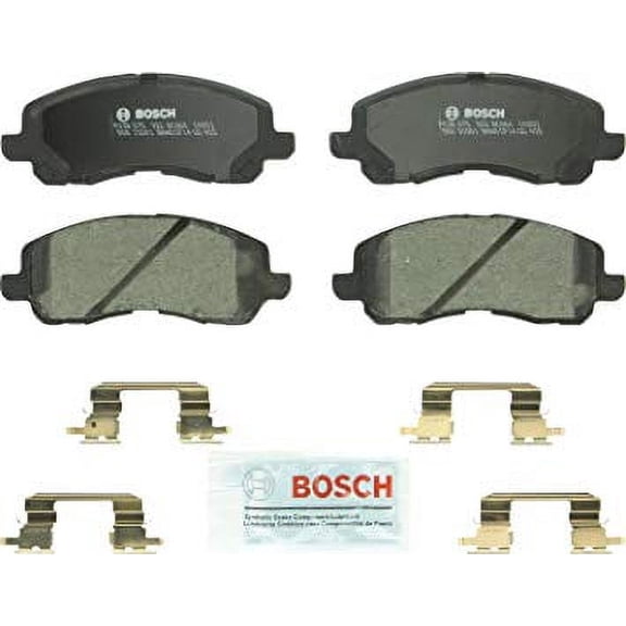 Bosch BC721 QuietCast Premium Ceramic Disc Brake Pad Set For Subaru: 1998-2002 Forester, 1998-2002 Impreza, 1997-2001 Legacy, 2000-2001 Outback; Front