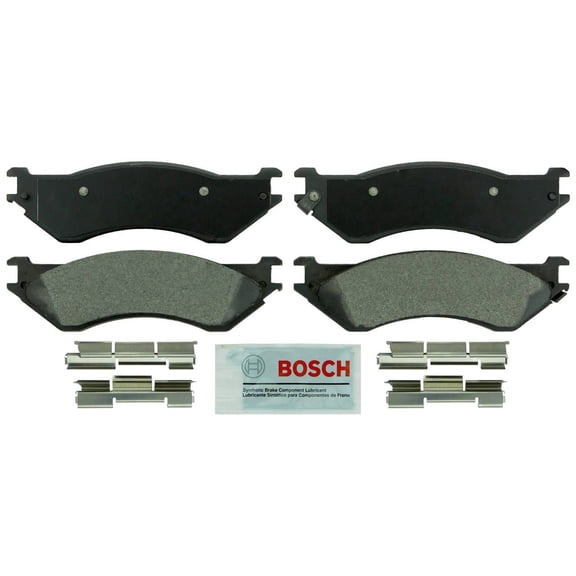 Bosch BE1096H Bosch Blue Semi-Metallic Brake Pads with Hardware