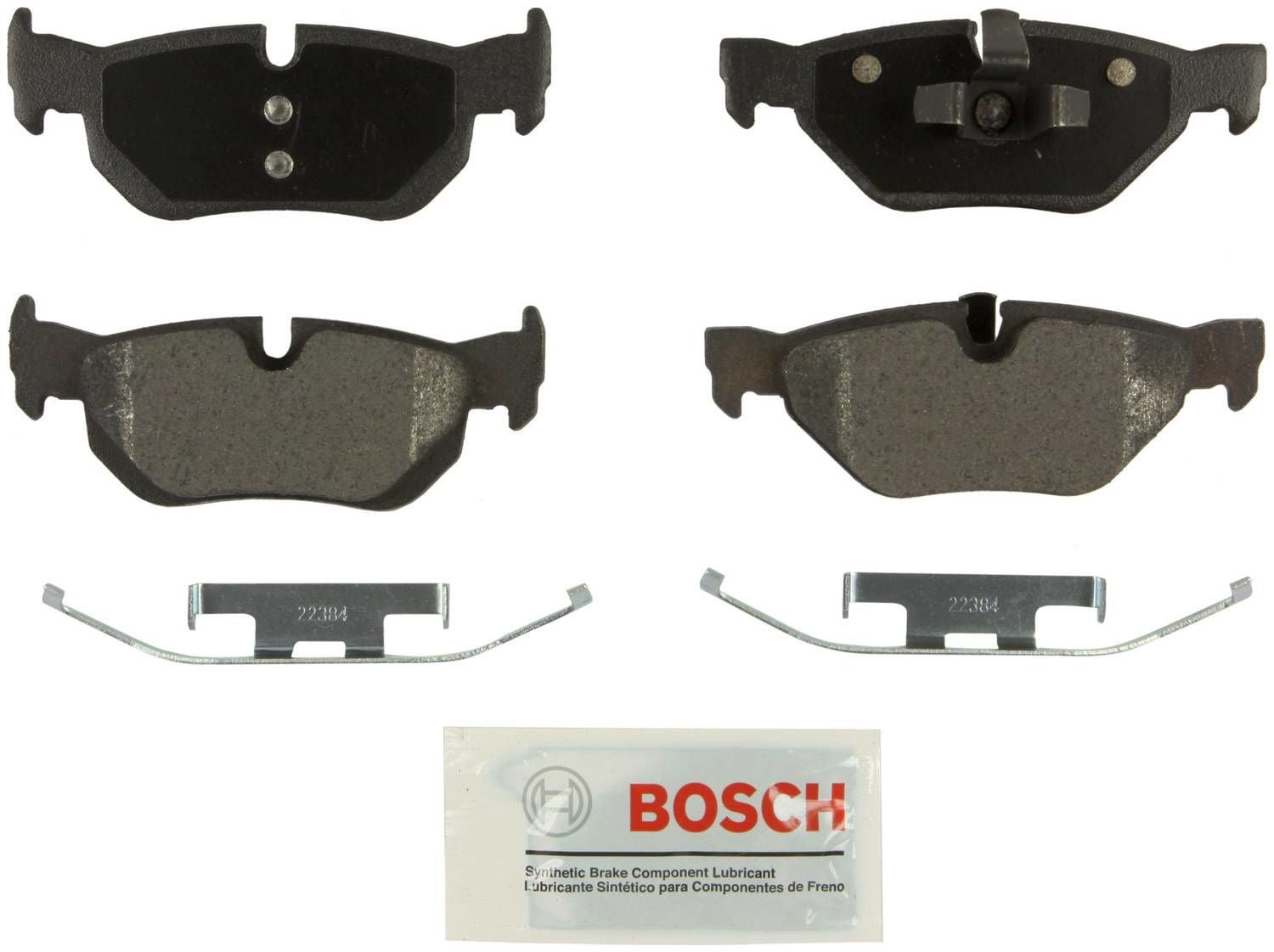 Bosch BE1171H Blue Semi-Metallic Brake Pads w/Hardware